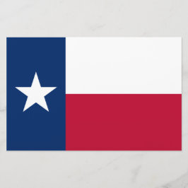 Papelaria Bandeira do Estado do Texas (Texas)