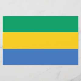 Papelaria Bandeira do Gabão (Gabão)