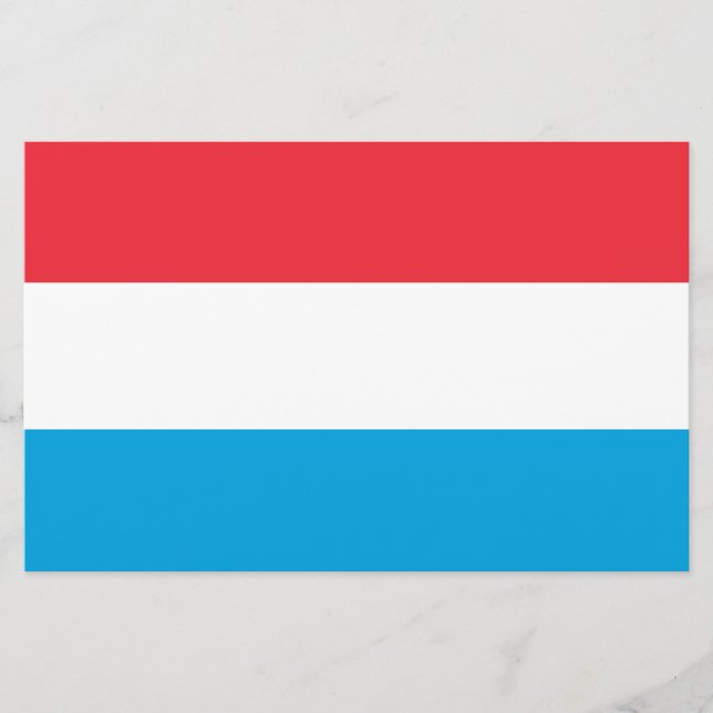 Papelaria Bandeira do Luxemburgo (Frente)
