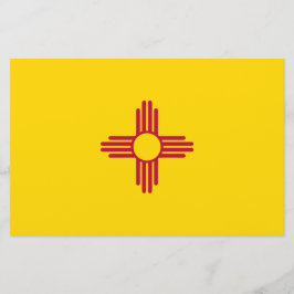 Papelaria Bandeira do Novo México (Estado dos EUA)