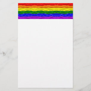 Papelaria Bandeira do orgulho SlipperyJoe's líquido vermelho