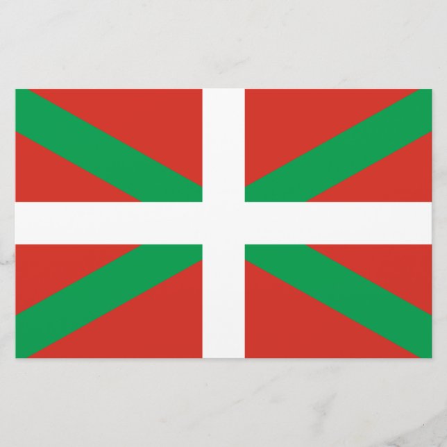 Papelaria Bandeira do País Basco (Frente)