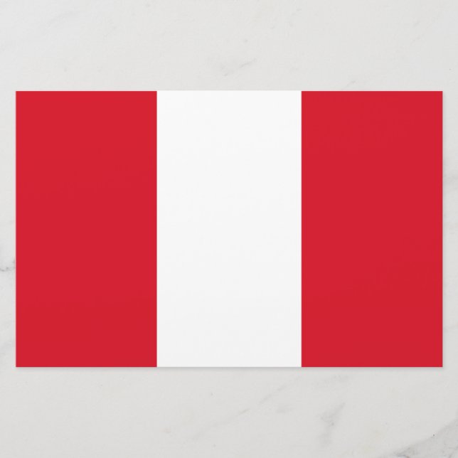 Papelaria Bandeira do Peru (Frente)