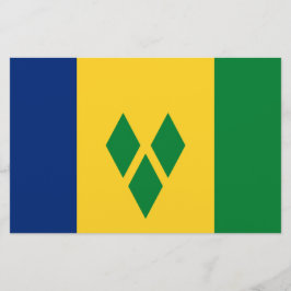 Papelaria Bandeira do Santo Vicente e Granadinas