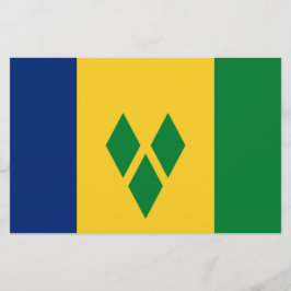 Papelaria Bandeira do Santo Vicente e Granadinas