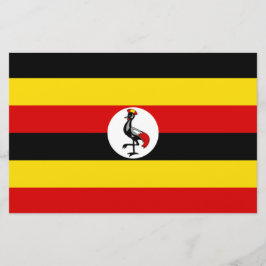 Papelaria Bandeira do Uganda