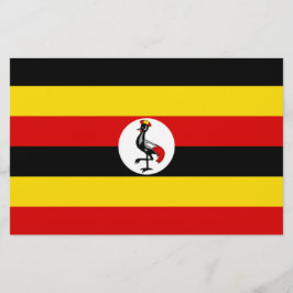 Papelaria Bandeira do Uganda