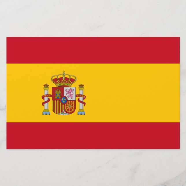 Papelaria Bandeira Espanhola (Espanha) (Frente)