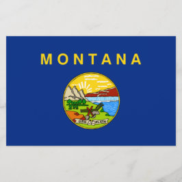Papelaria Bandeira estatal de Montana