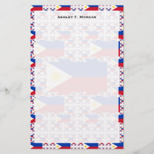 Papelaria Bandeira filipino em camadas múltiplas
