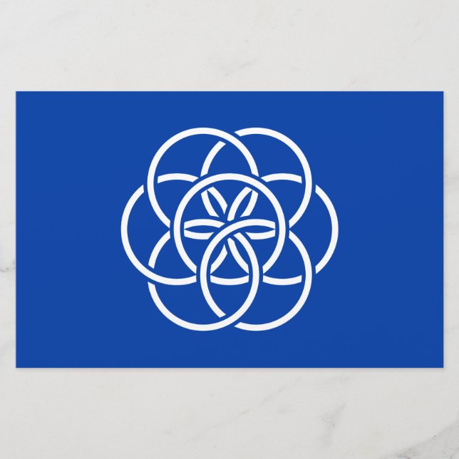 Papelaria Bandeira Internacional do Planeta Terra (Frente)