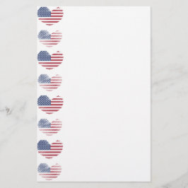 Papelaria Bandeira Patriótica Americana Custa