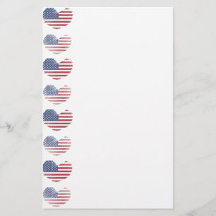 Papelaria Bandeira Patriótica Americana Custa