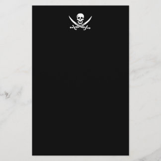 Papelaria Bandeira pirata de Jolly roger