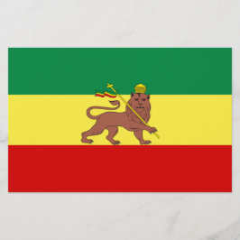 Papelaria Bandeira Rastafariana (Rastafarianismo) (rasta)