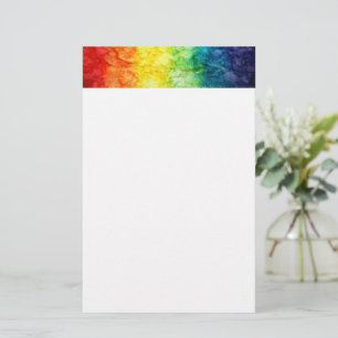 Papelaria Bandeira tie-dye da SlipperyJoe's arco-íris pressi