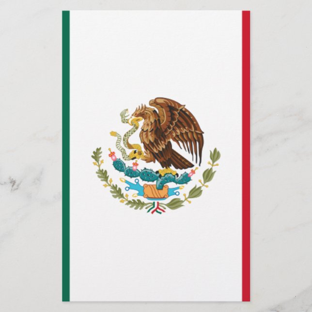 Papelaria Bandera do México - Bandeira do México - Bandeira  (Frente)
