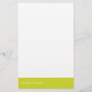 Papelaria Banner Chartreuse: Papel de Carta: