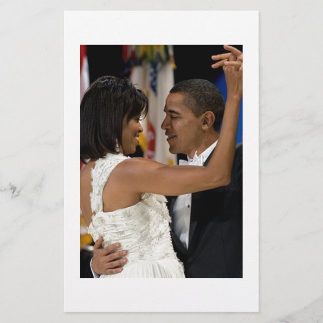 Papelaria Barack e Michelle Obama (Frente)