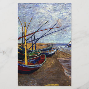 Papelaria Barcos de Pesca na Praia