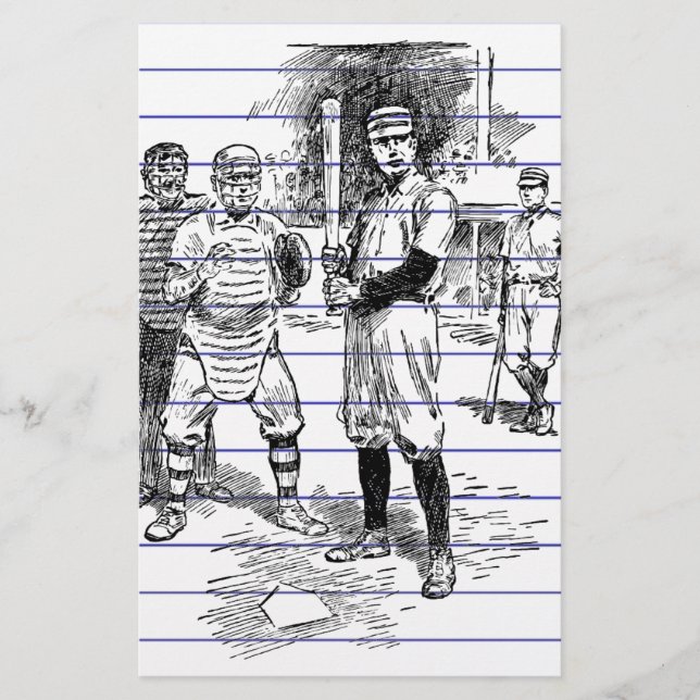 Papelaria Baseball:Jogadores (Frente)