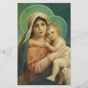 Papelaria Bebê abençoado Jesus de Mary da mãe