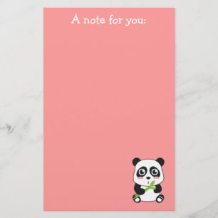 Papelaria Bebê Panda Fofo e Aconchegante