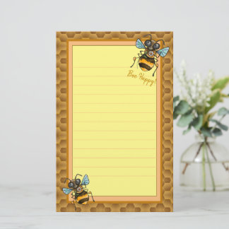 Papelaria Bee Happy! Abelha Mel Bonita