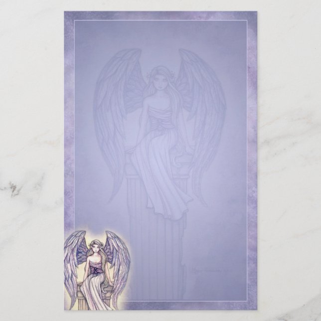 Papelaria Belo Angel Stationery Periwinkle Blue (Frente)