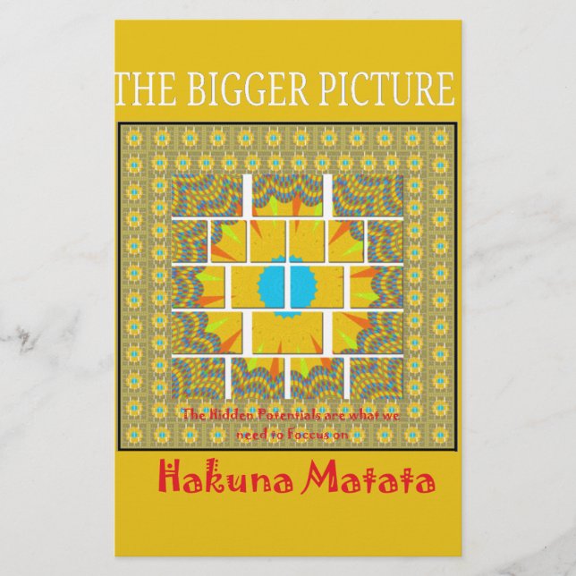 Papelaria Belo ouro amarelo incrível design gráfico (Frente)