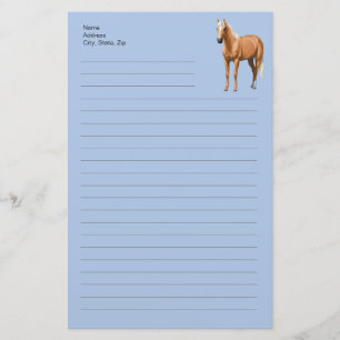 Papelaria Belo Palomino Quarter Horse Stallion