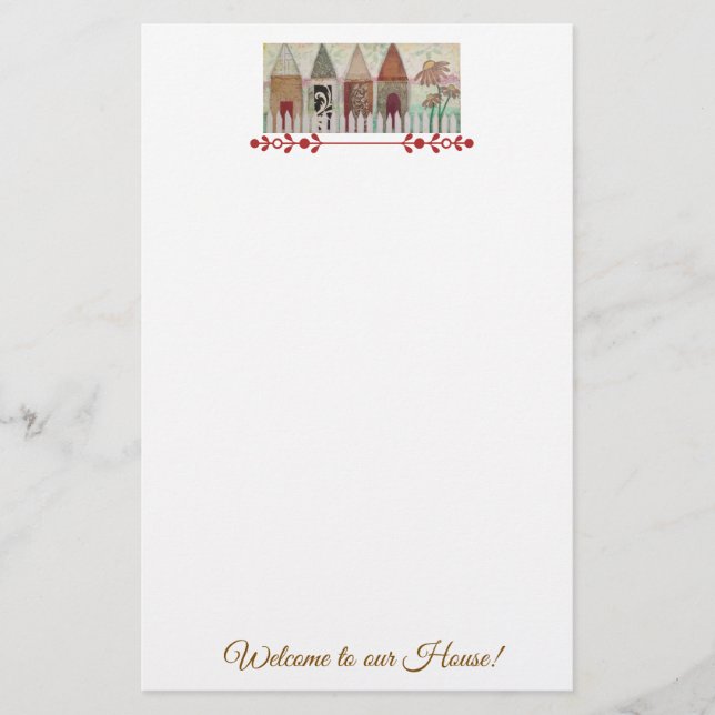 Papelaria Bem-Vindo À Nossa Casa-2 (Frente)