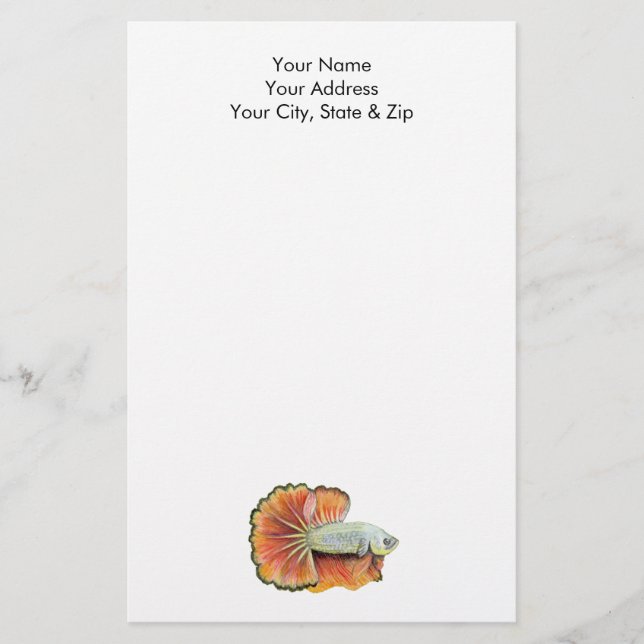 Papelaria Betta Fish Stationery (Frente)