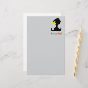 Papelaria Bico-a-Bico! Pato de Desenho Animado Fofo com Troc
