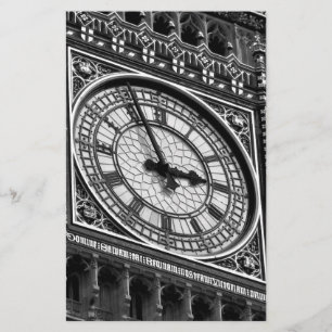 Papelaria Big Ben Clock Tower Viagem Europa Close-up