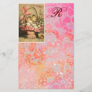 PAPELARIA BILHETE ELEGANTE, GALINHAS, FLORES E OVOS LESTE