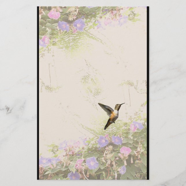 Papelaria Bird Animal Willife Floral (Frente)