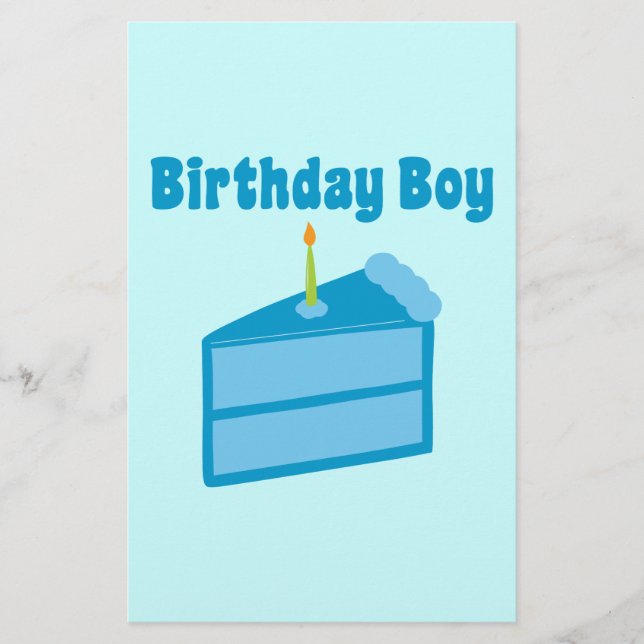 Papelaria Birthday Boy (Frente)
