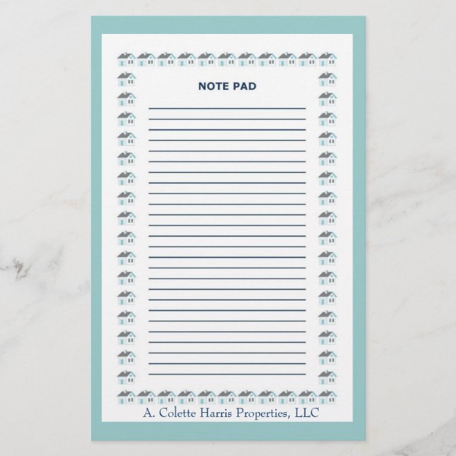 Papelaria Bloco de Notas - Design 5 (Frente)