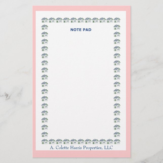 Papelaria Bloco de Notas - Design 8 (Frente)