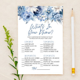 Papelaria Blue Floral O que há no jogo de Chá de panela tele