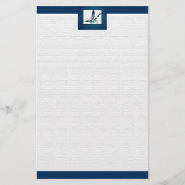 Papelaria Blue Hummingbird Elegant