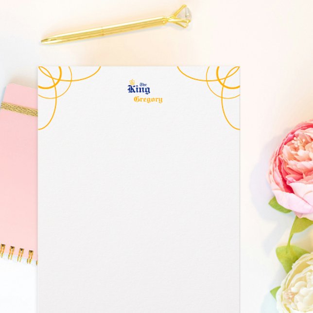 Papelaria Blue The King Stationery (Criador carregado)