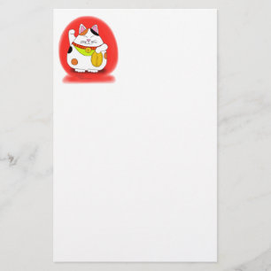 Papelaria Boa sorte Maneki Neko