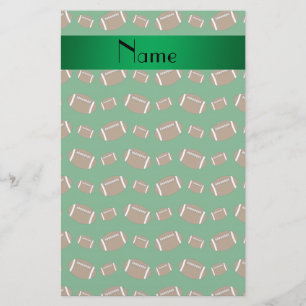 Papelaria Bolachas verdes personalizadas