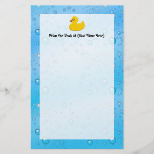 Papelaria Bolhas Ducky/azuis de borracha bonitos