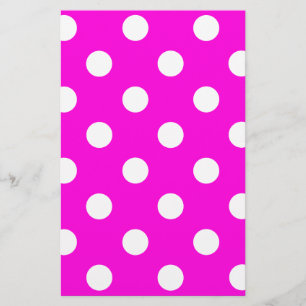 Papelaria Bolinhas magenta #FF00DC