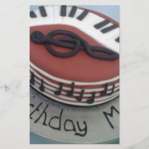 Papelaria Bolo de mãe de aniversário feliz