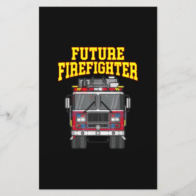 Papelaria Bombeiros Saídos Do Pai - Rapazes do sobrinho Futu (Frente)