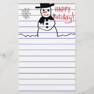 Papelaria Boneco de neve